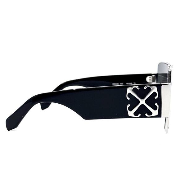 Off-White Black and Silver Sunglasses - Picture 8 of 11